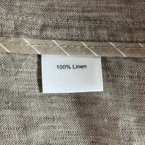 Joseph Abboud 100% Linen Blazer Men’s XL Tan Textured Sport Coat Summer Jacket - Picture 5 of 7